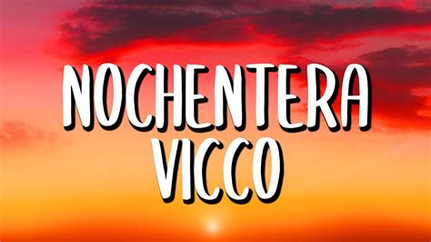 la nochentera letra|Vicco – Nochentera Lyrics .